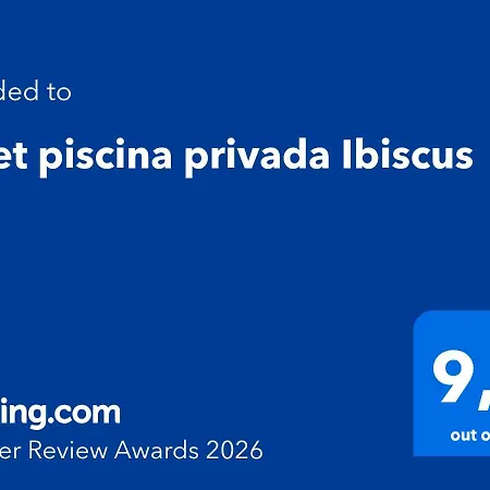 Hébergement de vacances Xalet Piscina Privada Ibiscus *